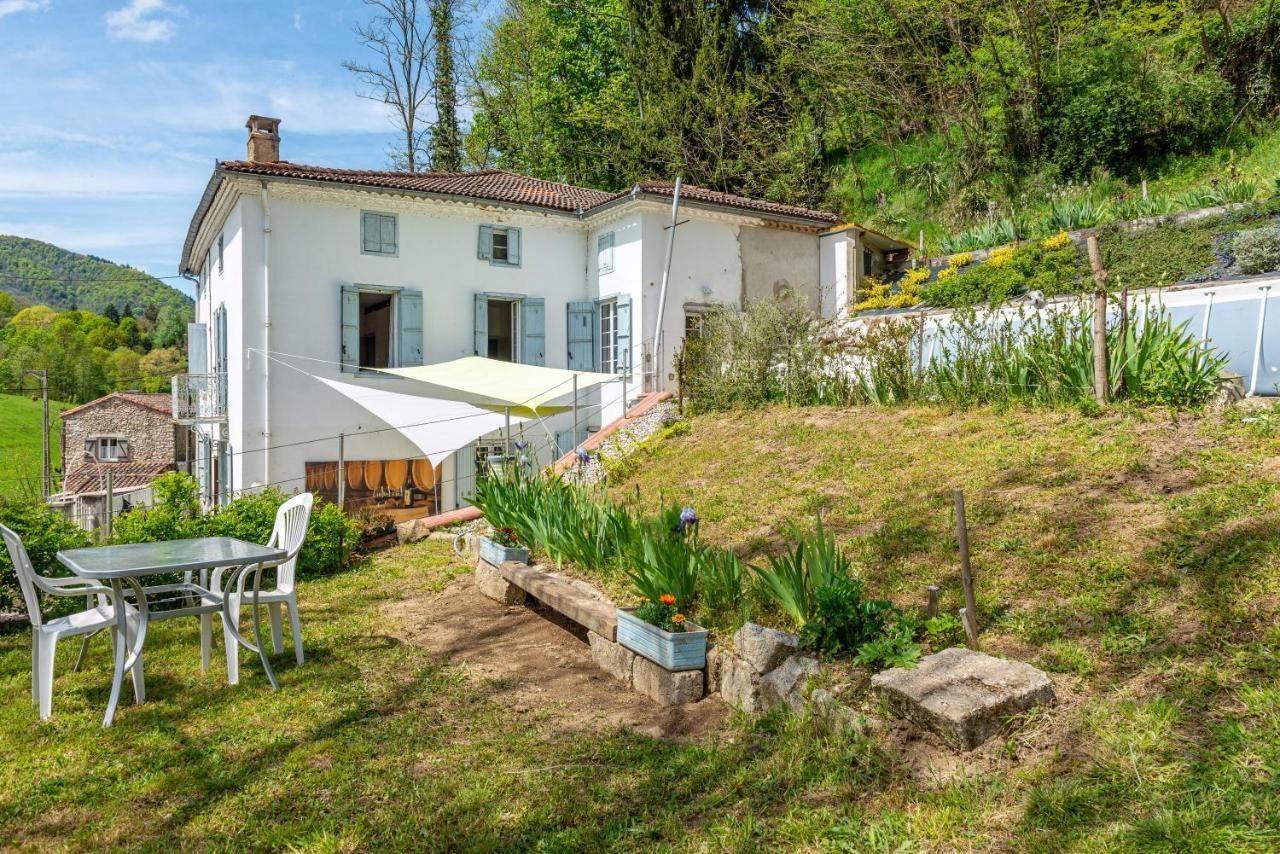 Le Mas De La Coupiere Serres-sur-Arget Luaran gambar